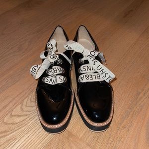 Zara Bow-tie Loafers